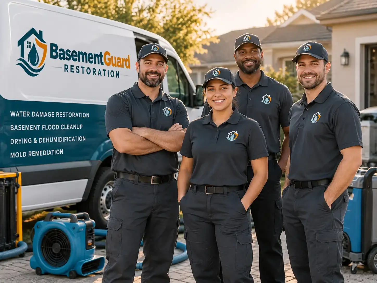 Basement Water Damage Restoration company in Emerson, IA